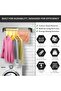 Wall Mounted Laundry Drying Rack, Retractable & Foldable, 31.5" Wide, 13.2 Linear Ft, 5 Heavy-Duty A - 3