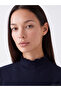 Esvab • Modern & Distinctive Asymmetrical Fit Women's Ribbed Bodysuit - 3
