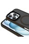 iPhone 16 Pro Max Case Magsafe Supported Camera Raised Matte Anti-Fingerprint Silicone - 6