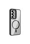 Galaxy S25 Fe Case with Camera Stand, Magsafe Compatible, Transparent Back, Silicone - 4