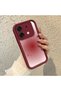 Infinix Zero 30 5g Compatible Maroon Blur Gradient Star Patterned Silicone Case