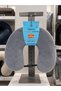 Orthopedic Visco Travel Pillow - Airplane, Car, Bus Neck Pillow - Travel Pillow with Front Clip, Gray - 5