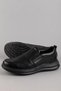 Men's Genuine Leather Daily Comfortable Casual Shoes Hd.261095 Black - 5