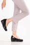 Genuine Leather Wedge Heel Daily Mother Shoes Nhr.6002 Black Honeycomb - 7