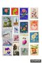 Retro Postage Stamp Sticker Set - 18 Ready-To-Use Journal & Agenda Stickers - 2