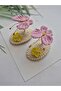 Buckle End Buckle Kelebeğim Pinterst Model Handmade 100% Cotton Anti-Allergic 2-Piece Snap Buckle Set - 3
