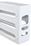 Auto Rolling Egg Dispenser 4 Tier Organizer for Refrigerator 2pcs, Premium Egg Storage Tray with Gra - 6