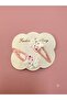 Snap Buckle Cat Figure Set of 2 - 3
