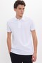 Men's 5-Pack Black-Stone-Grey-Purple-White Slim Fit Slim Fit Cotton Plain Pique Polo Collar T-Shirt - 6