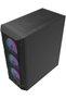 DK352 PLUS ATX/MATX/ITX, Gaming PC Case, 4 ARGB Fans, Up to 360mm Radiator, Up to 330mm GPU, Black - 4
