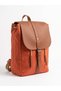 Unisex Vintage Canvas Backpack with Leather Cover and Compartments for Travel and Daily Use – Erica 7120