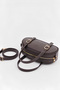 Buckle Oval Cut Trendy Model Women's Crossbody Bag with Hand and Shoulder Strap - 5