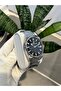 Silver Color Black Dial Calendar Men's Wristwatch - 3