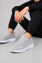 Alba Men's Casual Sneaker - Ultra Light Flexible Sole Sports Shoes - Gray-White - 3