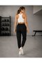 Women's Premium Quality Two-Yarn Shardooned High Waist Belted Track Pants with Pocket Detail - 4