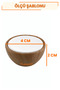 Venus Piano Concave Polymer Button Handle 5 Pcs Matte White Light Cubic Walnut 40 mm Cabinet Drawer Kitchen - 2