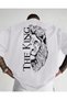 Men's Black Oversize T-Shirt – Lion Print, Modern Streetwear Design