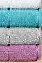 6-Piece Premium Hand-Face-Hair Towel Set with Pompoms – 100% Cotton, 50X90 cm – Soft, Absorbent, and Durable - 3