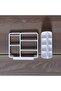 Multi-Purpose White Jewelry Organizer - Earring, Necklace, and Ring Stand (200X183X4Mm) - 5