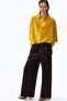 Tie-belt paper bag trousers - 2