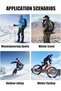 Unisex balaclava royal blue hood neck warmer ski/cycling/hiking. - 3