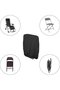 Garden Chair Covers - 2-Pack Lounge 110x71x34 cm Black Provides ideal protection for your furniture - 4