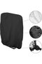 Garden Chair Covers - 2-Pack Lounge 110x71x34 cm Black Provides ideal protection for your furniture - 3
