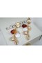Kp696-1 Bohem Sea Shell Dangle Earrings (Length 65 mm) - 2
