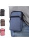 Waist pack zippered phone case fits 6.7" belt clip storage.