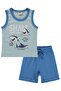 Zero Sleeve 6-18 Months Set - Blue - 4