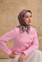Twill Silk Scarf Geo Powder