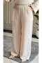 6600 - Stylish Comfortable Viscose Soft Interlock Fabric Hooded Button Detail Women's Set - 7