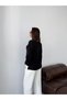 Women's Crew Neck Knitwear Sweater Oversize Comfortable Fit Long Sleeve Stylish Casual Sweater - 7