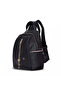 Burkley Aveline Onyx Black Pu Leather Women's Backpack
