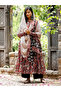 Maroon & Black Paisley Print Rayon Anarkali Kurta Set with Dupatta - AMZ1010-Size:2XL-44-Inches - 5