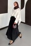 Skirt-Like, Elasticated Waist, Draped Modal Fabric Trousers - 4
