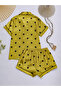 Multi-Color Hear Print Shirt and Shorts Pajama Set - 5