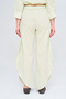 Women's Comfortable Cut Solid Color Trousers with Side Slits - 6