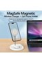 White Desktop Magnetic 2 in 1 Wireless Charger Stand For iPhone17 16 15 14 13 12 Pro Max AirPod Pro