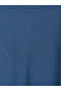 Ozmarka New Season Navy Blue Crew Neck Men's Thick Sweatshirt - 6