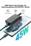 45W USB C Super Fast Charging Charger with 1 m Cable - Compatible with S24 S23 S22 S21 S20 - 2