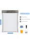 World 17x30cm 10-pcs White Poly Mailers Shipping Envelopes – Self-Seal Waterproof Shipping Bags for Clothing & Apparel, Heavy Duty LDPE Tear-Proof Express Mailing Envelopes - 8
