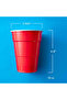 Member's Mark Heavy-Duty Red Cups - 240 Cups - 2