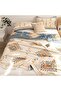 MSGKV Boho Throw Blanket 100% Cotton Blankets for Bed Couch 60'x80', Soft Fall Mexican Blanket Trave