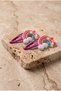Girl's Rainbow Hair Clip Dark Pink - 2