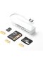 قارئ بطاقات SD للآيفون، محول قارئ بطاقات SD بمنفذ Lightning، سهل الاستخدام وعالي السرعة لبطاقات XD Pictu
