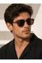 Oslo Metal Stainless Men's Uv400 Protected Framed Square New Season Sunglasses - 5
