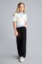 Okul 100% Cotton Wide Leg Straight Leg Gabardine Trousers with Pockets for Girls H9668A826Au - 2