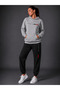 Hooded Tracksuit 2-Piece Combination Winter Thin Paris Printed Women'S/Men's Unisex