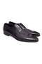 Black Color Lace-Up Genuine Leather Leather Sole Men's Shoes
